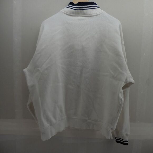 VTG Looney Tunes Thats All Folk 1/4 Zip Sweater Taz Bugs Tweetie Daffy Marvin XL - Picture 4 of 6